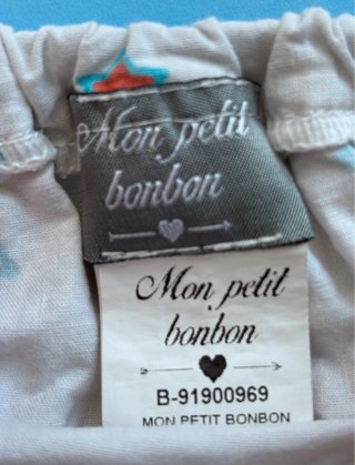 Conjunto Mon Petit Bonbon T-2 estrellas