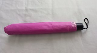 Paraguas plegable rosa