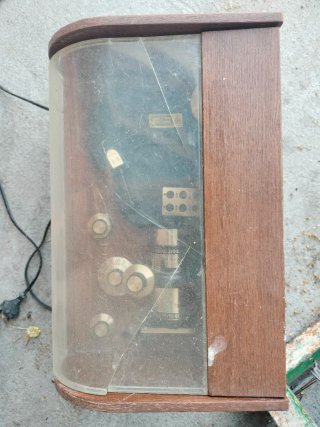 Reproductor CD/Radio estilo Fonógrafo Vintage