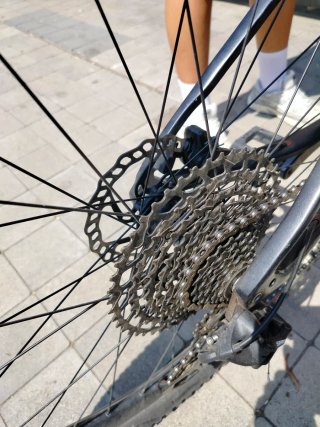 Bicicleta Canyon para piezas Cuadrode carbono Roto