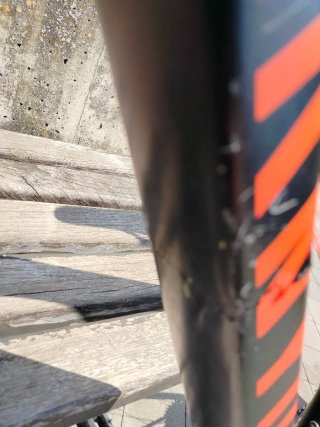 Bicicleta Canyon para piezas Cuadrode carbono Roto