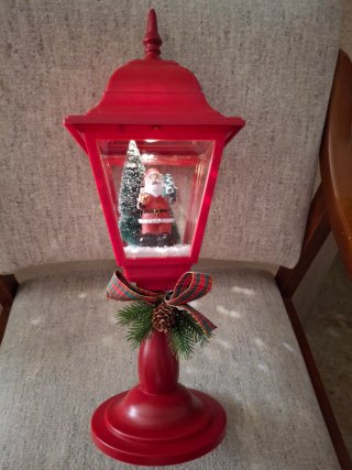 Candelabro Navideño Rojo