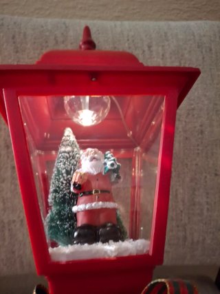 Candelabro Navideño Rojo