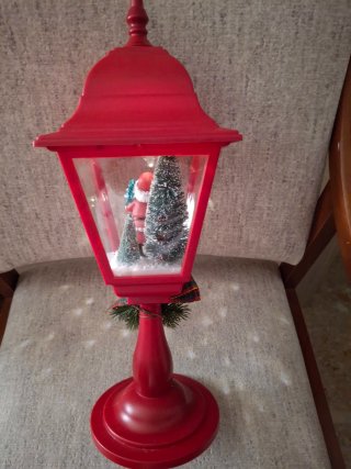 Candelabro Navideño Rojo