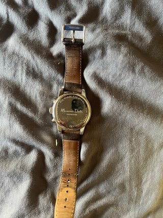 Reloj Massimo Dutti Cronógrafo Marrón/Negro