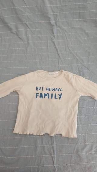 Camiseta niña 1-2 años FAMILY