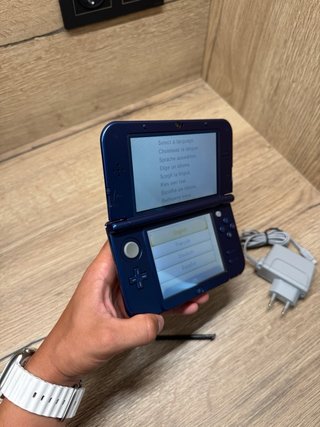 Nuovo Nintendo 3DS XL blu metallizzato