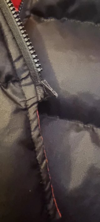 Abrigo acolchado negro Jeanswear Talla L