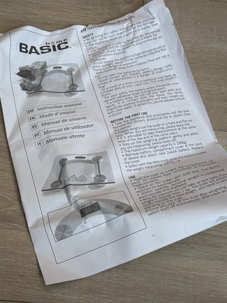 Báscula digital home BASIC