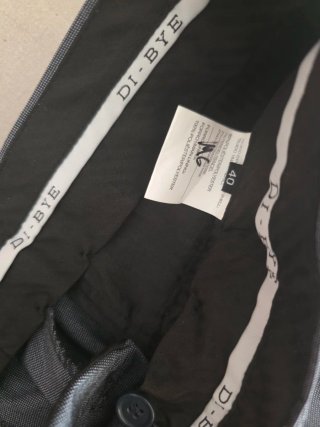 Pantalón de traje BYP gris talla M