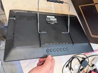 KCR TV digital portátil, TV DVB-T2 de 12 V,