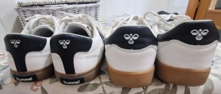 Zapatillas Hummel Blancas y Negras número 38 y 40.