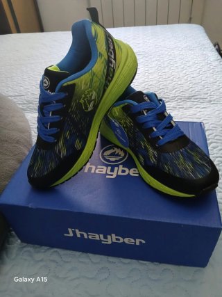 Zapatillas J'hayber niño/niña azul y verde