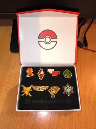 Caja Medallas Pokémon X/Y Gimnasio
