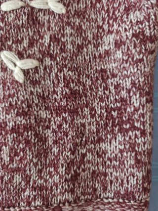 Jersey cuello alto jaspeado