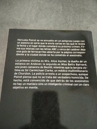 El misterio de la guía de ferrocarriles de Agatha