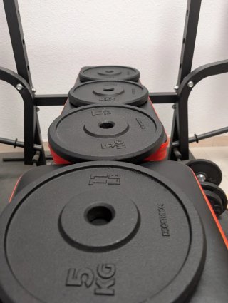 Juego de Barra y Discos 10kg, 5kg, 2kg