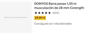 Juego de Barra y Discos 10kg, 5kg, 2kg