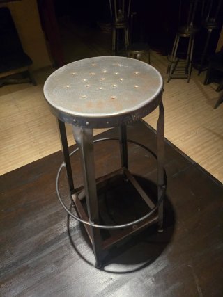 Taburete Metal Estilo Industrial, restaurante, bar
