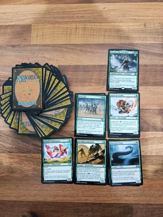 100 Verdes SIN REPETIR Cartas Magic The Gathering