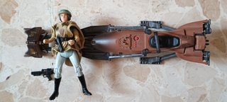 Figura Leia speeder bike de Endor - Star Wars