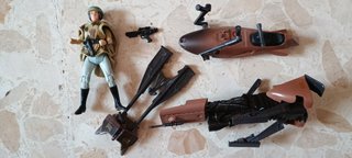 Figura Leia speeder bike de Endor - Star Wars