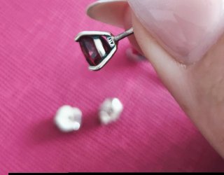 Pendientes Corazón Pandora Rojo