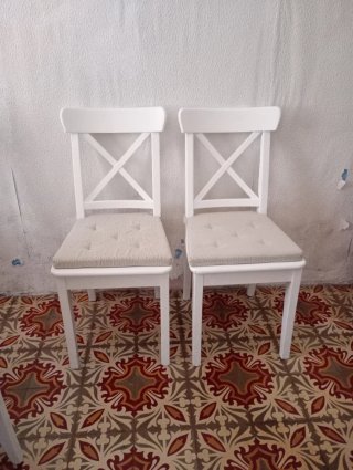 Sillas de Comedor Ikea Blancas