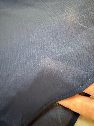 Vestido Naf Naf gasa azul talla 36