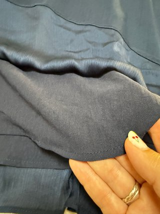 Vestido Naf Naf gasa azul talla 36