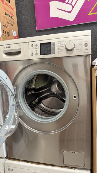 LAVADORA BOSCH SERIE 6 8KG 1200 INOX