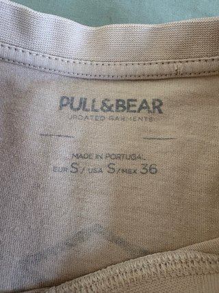 Camiseta Pull&Bear Beige