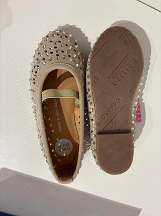 Bailarinas Gios Eppo beige número 29