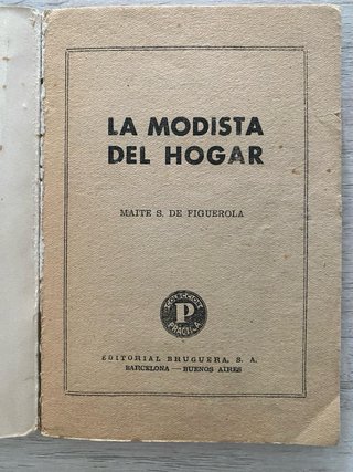 La Modista del Hogar (libro de costura antiguo)