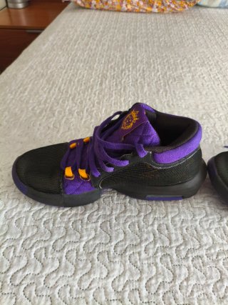 Zapatillas Nike Baloncesto Hombre Morado/Negro