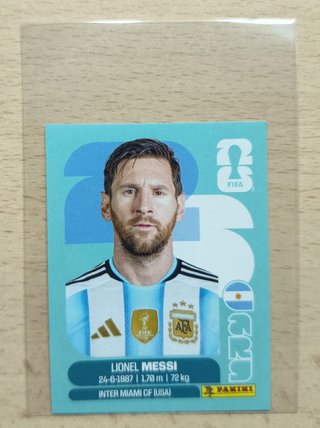 Figurina Panini Messi ARG 17 WC 2026