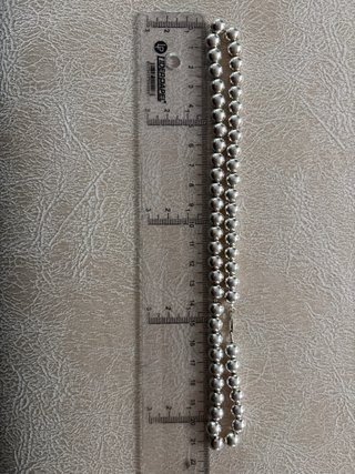 Collar Cuentas Plata