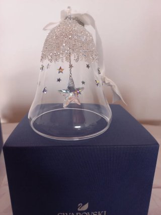 Campana Navidad Estrella Swarovski