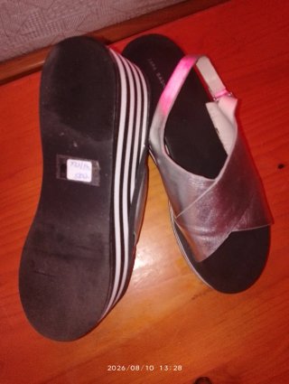 Sandalias Zara Plataforma Rayas