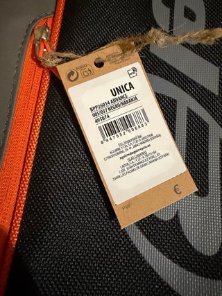 Paletero Bullpadel Advance Negro y Gris