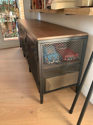 Mueble TV Industrial Metal y Madera