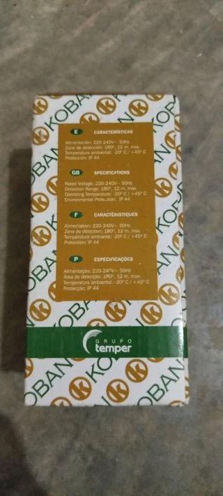 Detector de movimiento KDP7 180