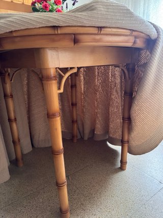 Salón completo estilo bambú