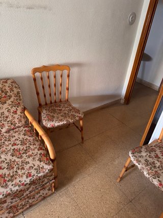 Salón completo estilo bambú