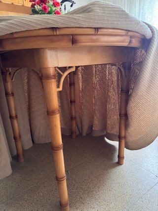 Salón completo estilo bambú