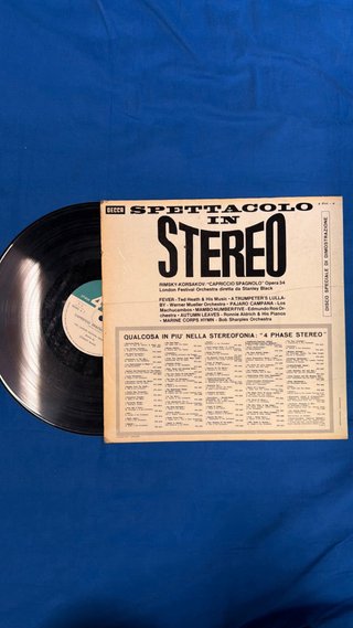 Disco Vinile Spettacolo in Stereo Decca