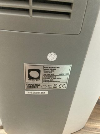 Climatizador Evaporativo Blanco