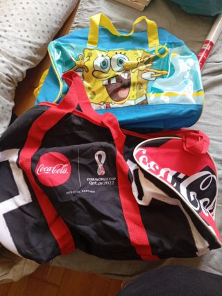 Bolsa Spongebob y Coca-Cola FIFA