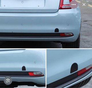Tapa Paragolpes Trasero Fiat 500