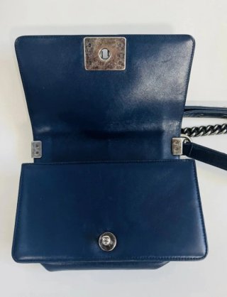 Bolso Le Boy Chanel Auténtico Azul